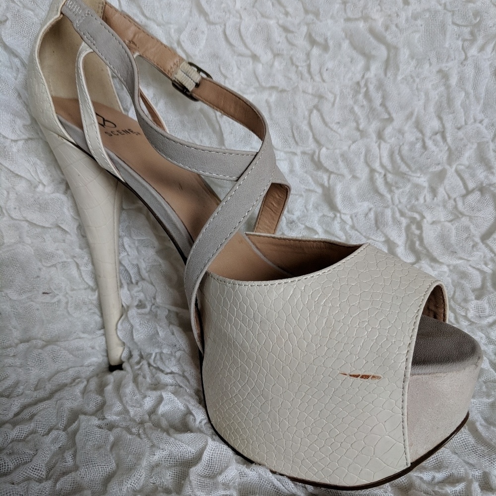 Sexy Strappy Peep Toe Pumps